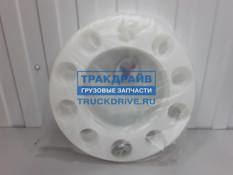 Фото 16852 колпак колеса ЕВРО ободок белый Пластик