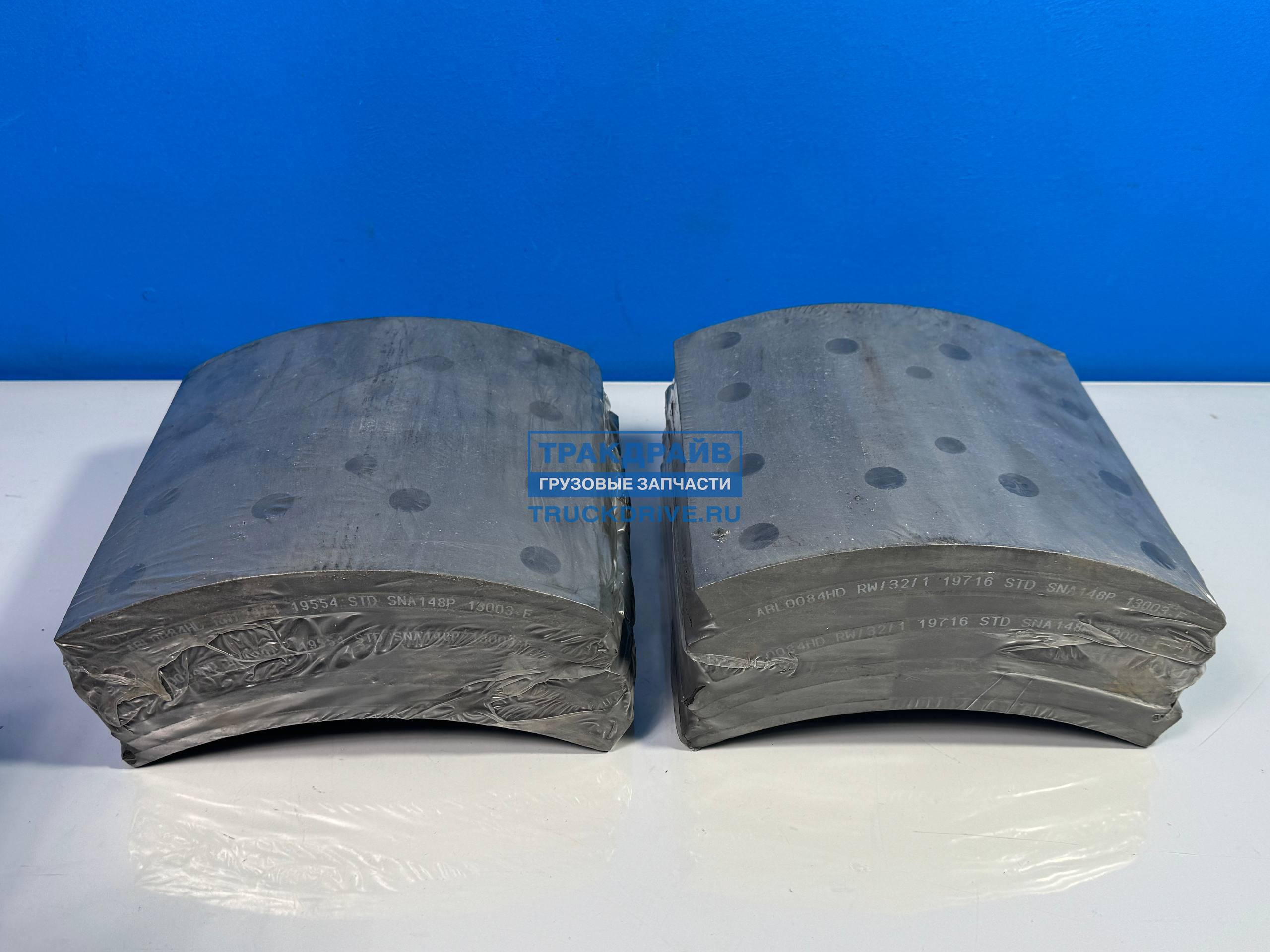Фото ALLIED NIPPON ABL0084HD накладки тормозные Ивеко Евротраккер, комплект STD