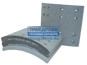 Фото ALLIED NIPPON ABL0104 накладки торм. к-кт 8шт STD/ OEM A3834 A3835 /KAMAZ Ось L1 /12 тонн