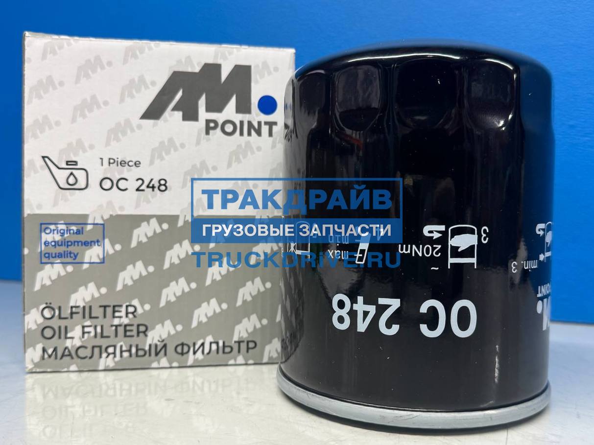 Фото AM POINT OC248 фильтр масляный PEUGEOT Boxer CITROEN Jumper FIAT Ducato