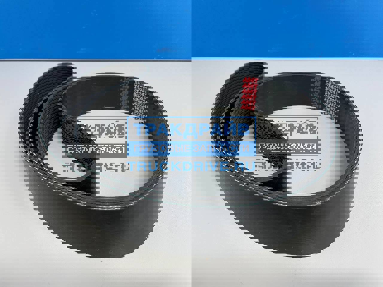 Фото AMT N.V. 33000058343 ремень привода вентилятора 12PK1985 для самосвалов AMT с моторами CURSOR 11/13