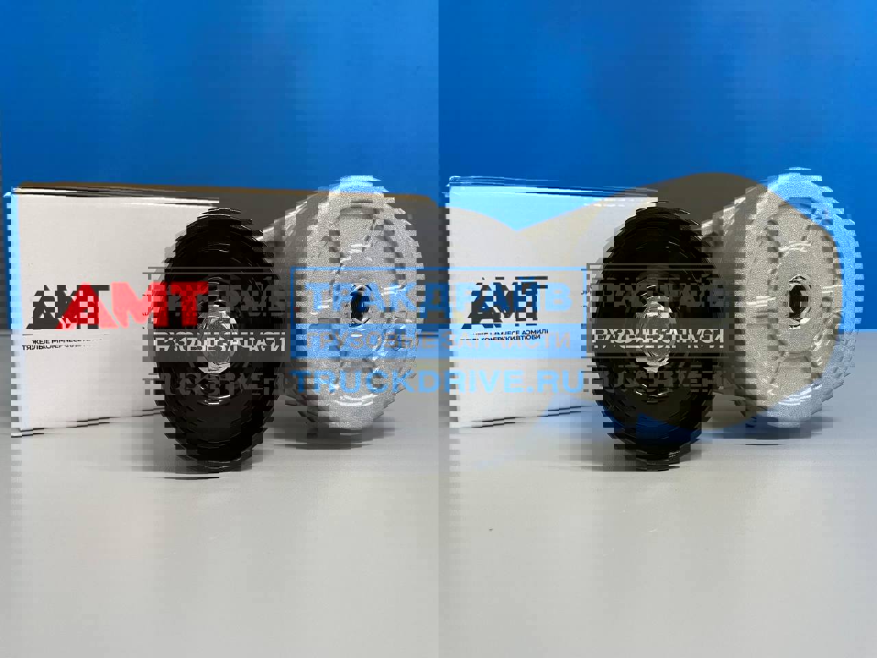 Фото AMT N.V. 33000058349 натяжитель ремня с роликом для самосвалов AMT с моторами C11/13