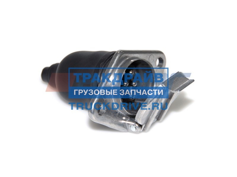 Фото AUGER 54731 розетка 7-контактная алюминевая, N Type