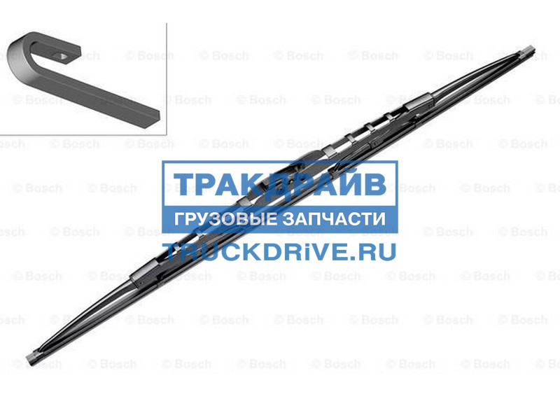 Фото AVL KRAFTTECHNIK 71000101 щетка стеклоочистителя под крючок  100см
