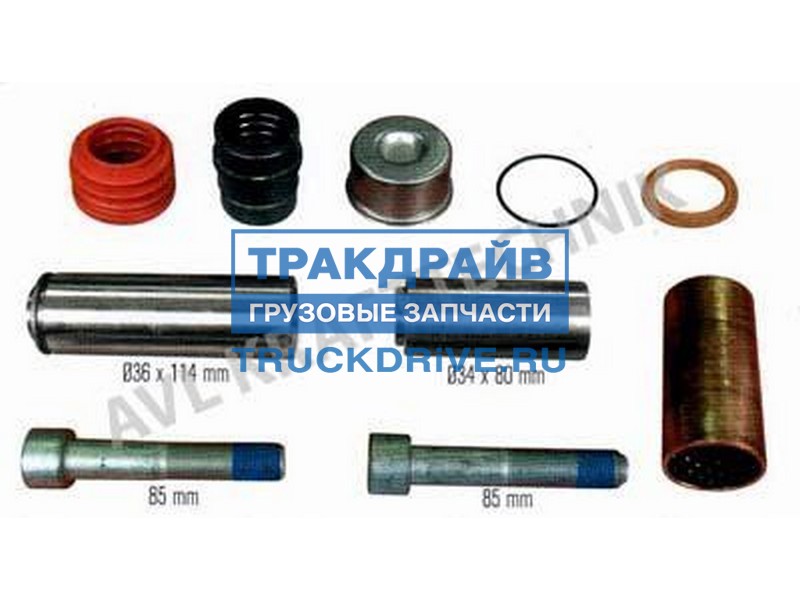 Болт втулки суппорта М10х1 5-6Gх70 **
