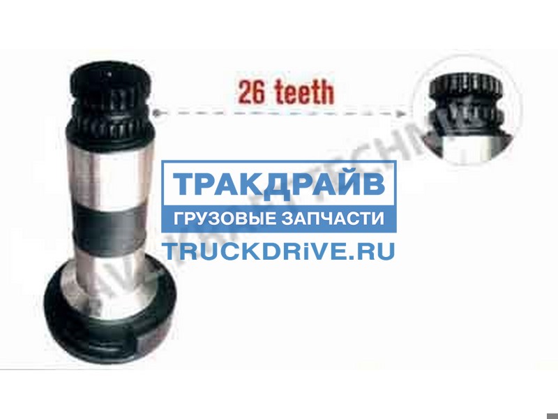 Фото AVL KRAFTTECHNIK 79304319 вал суппорта задний правый короткий 26z LRG623