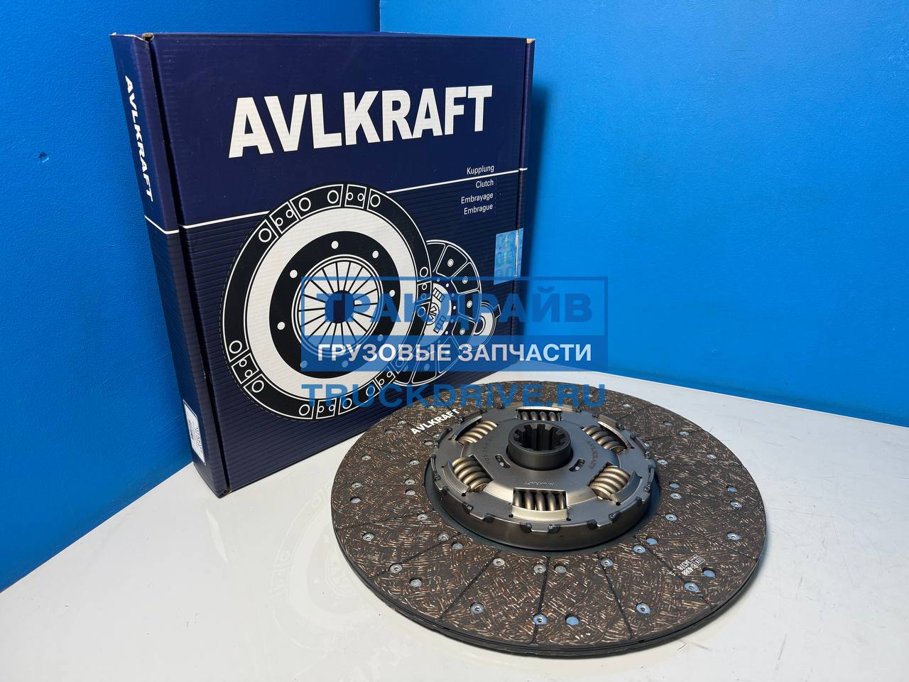 Фото AVLKRAFT 70110424 диск сцепления SITRAK C7H с АКПП ZF TRAXON 430 D=52.5, d=42  КПП -ZF16S2530 
