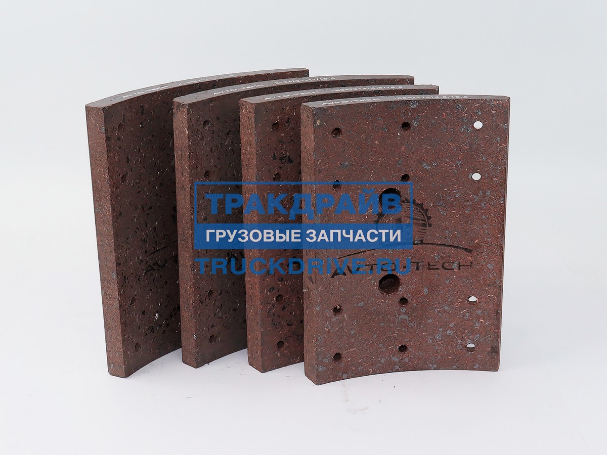 Фото AVTO-TECH AT1558 накладка тормозная задняя верхняя+нижняя J6 2+2 штуки AVTO-TECH (QUALITY ORIGI