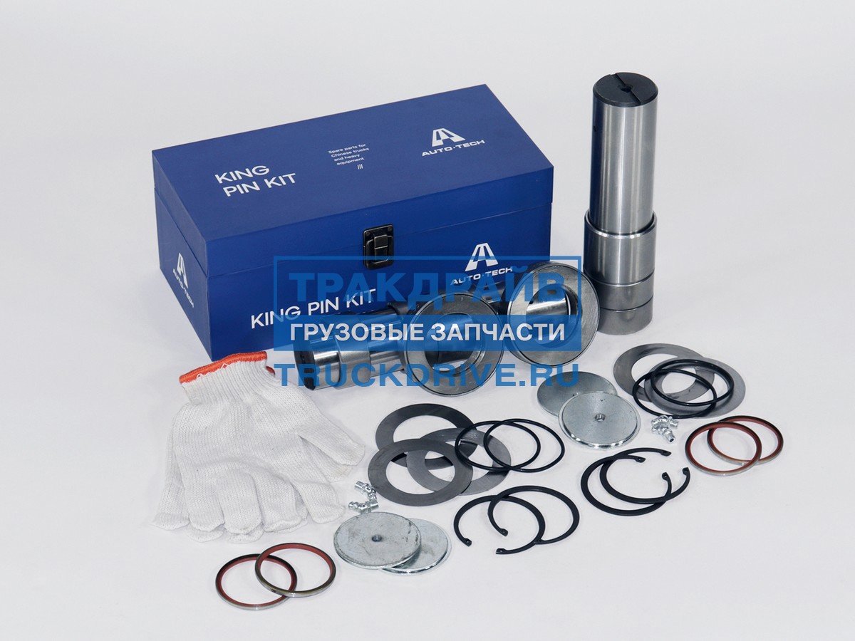 Фото AVTO-TECH AT1682 шкворень полный комплект F3000 D=54/L=232 AVTO-TECH (QUALITY ORIGINAL)