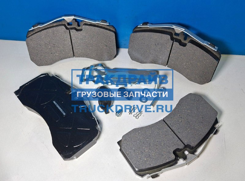 Фото АВТОМАГНАТ K152499K508186 колодки передние для Dongfeng GX Jac K7 (комплект 4 штуки)