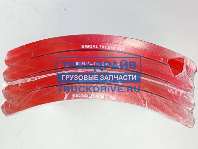 Накладка тормозная STD Тонар 420х200 мм 701062 BIGOAL купить недорого