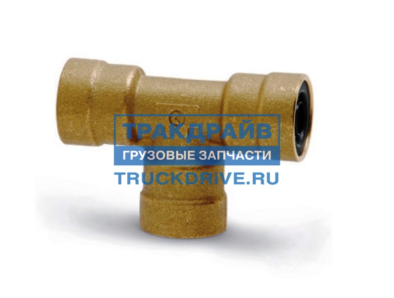 Фото CAMOZZI 95406C соединитель Т-образный Ø6x6x6мм металлический (тройник)