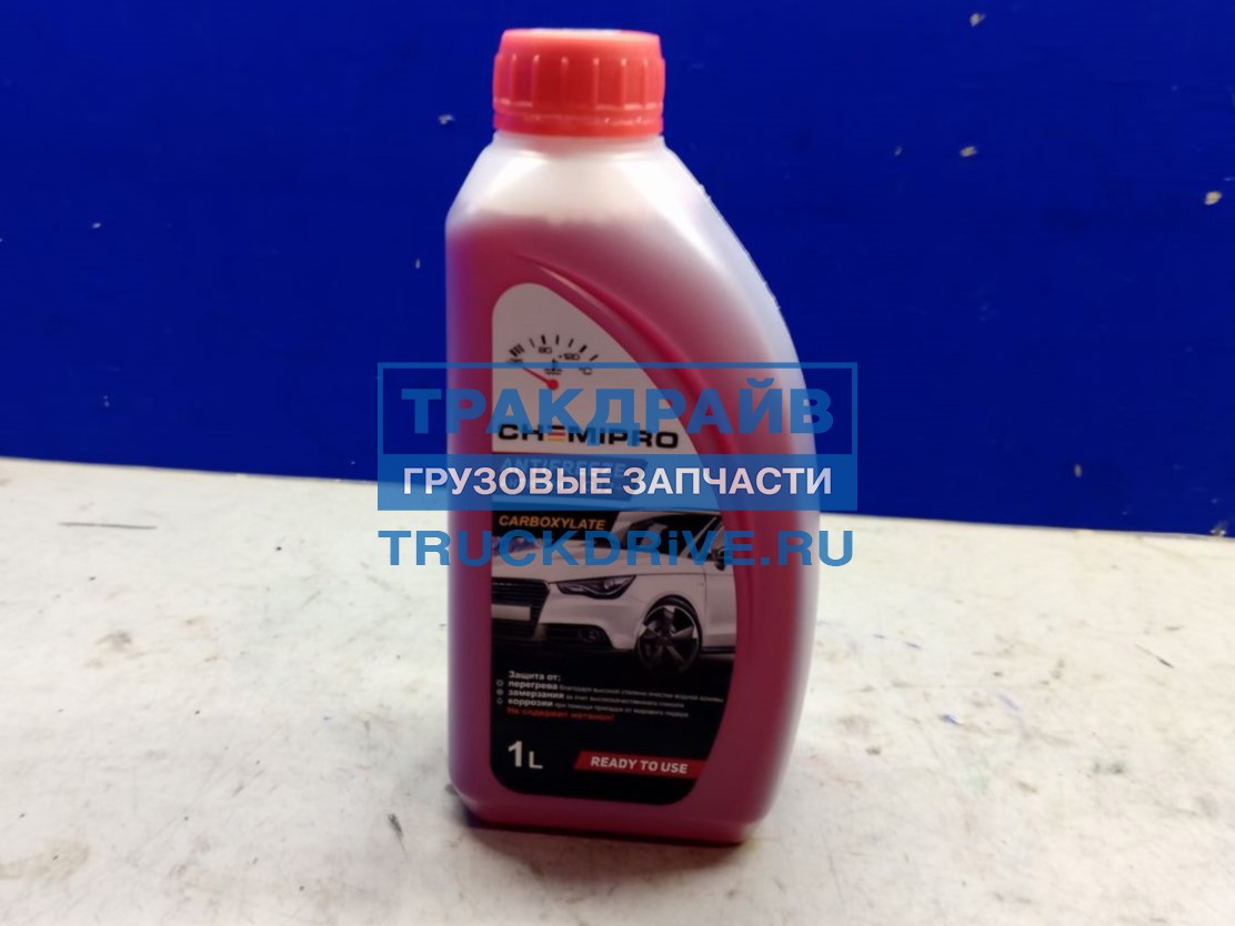 Фото CHEMIPRO CH083 антифриз Chemipro G12 1л красный