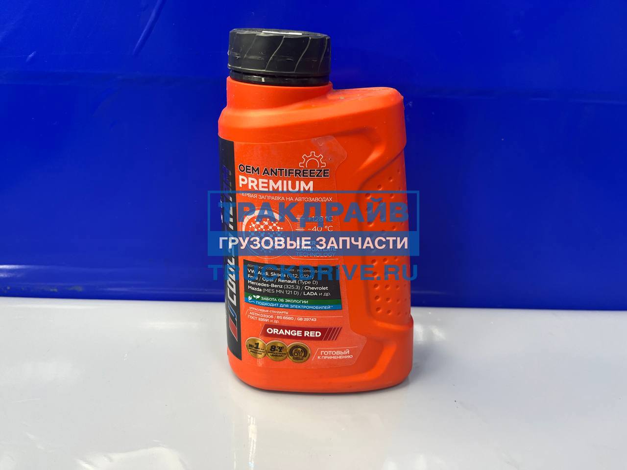 Фото COOLSTREAM CS010101 coolStream Premium 40 оранжевый канистра 1кг Антифриз 1