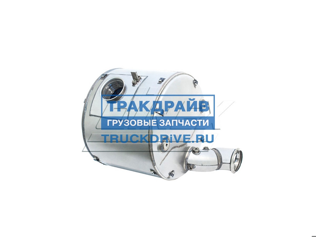 Фото DINEX 21462 глушитель с катализатором SCR. Premium - усиленный.