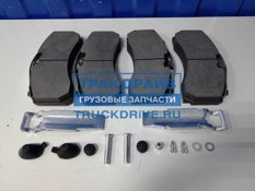 Фото DOKA 30006108 колодки тормозные дисковые для грузовиков Dongfeng GX и JAC K7 (комплект 4 шт)