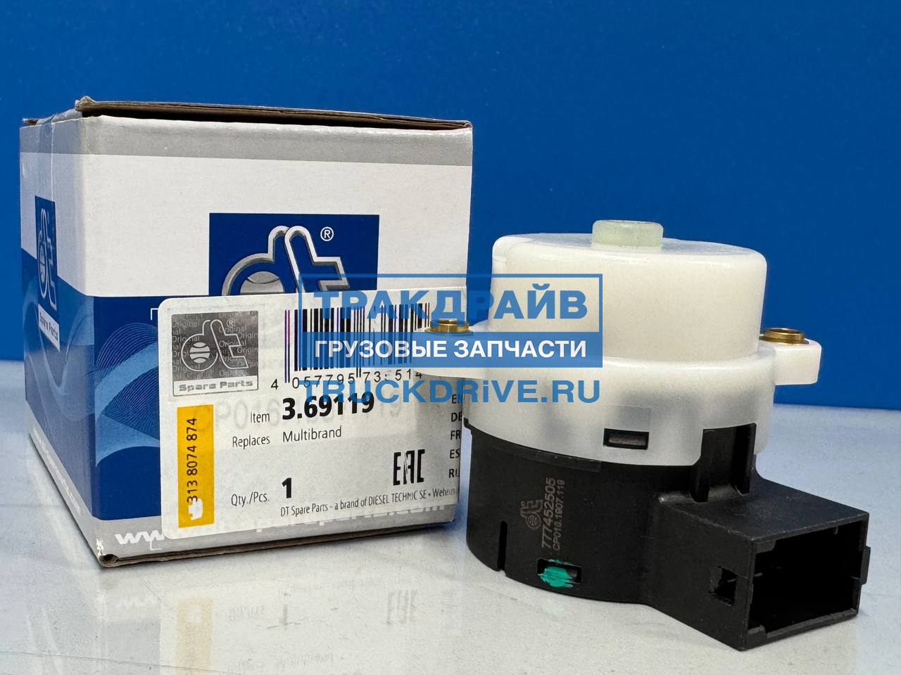Фото DT SPARE PARTS 369119 контактная группа замка зажигания для грузовиков MAN TGA/TGS/TGX/TGL/TGM 5