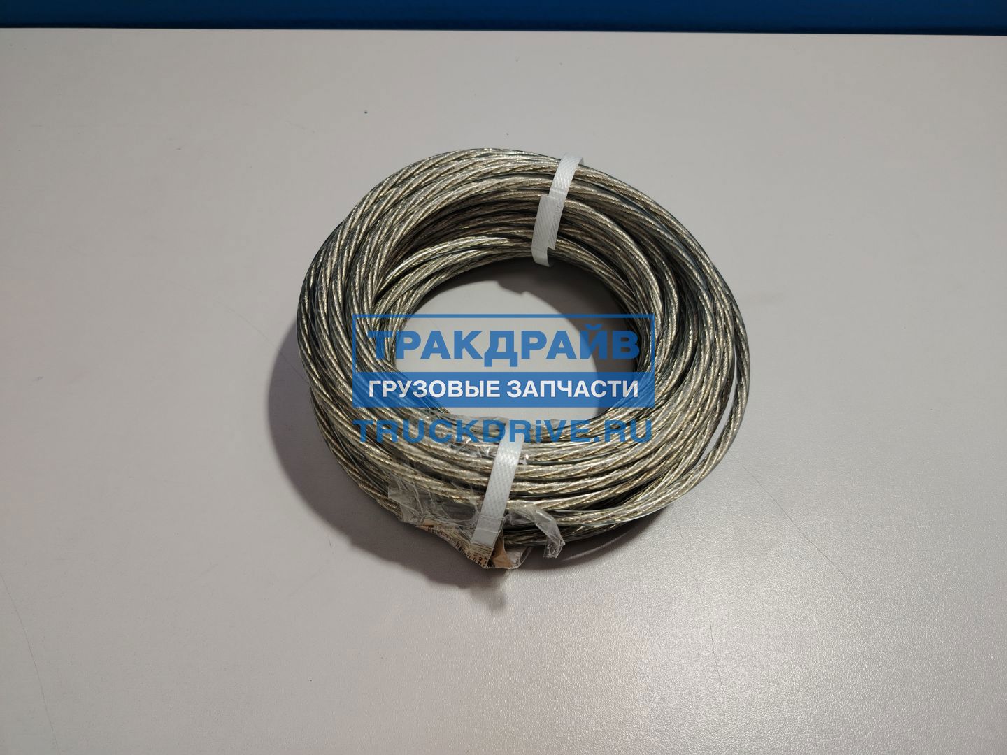 Фото ENTERPRISE E6150044 трос тента таможенный 6 мм, 44 м с наконечниками