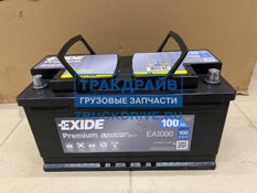 Фото EXIDE EA1000 аккумуляторная батарея Premium 12V 100Ah 900A B13