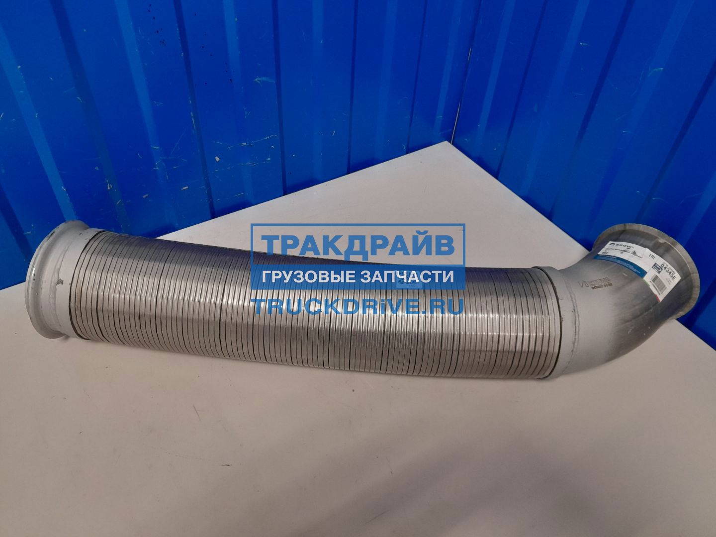 Фото EXOVO 04345E труба глушителя приемная передняя, DAF CF85 XF105 XF95 с гофорой 2