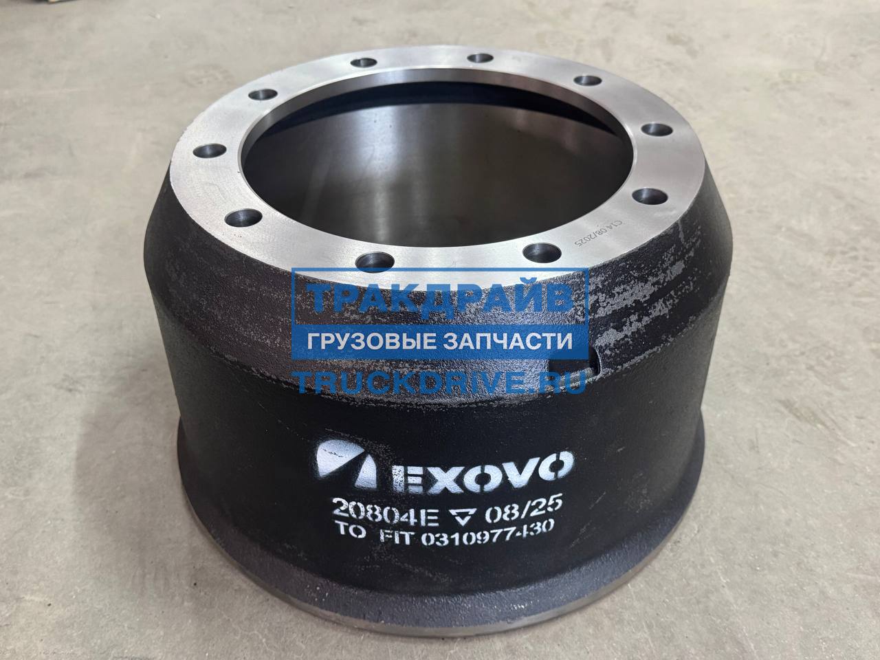 Фото EXOVO 20804E барабан тормозной для BPW ECO MAX 420х200 3