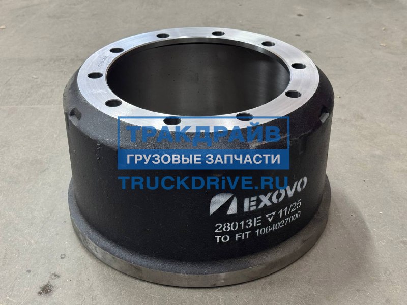 Фото EXOVO 28013E барабан тормозной 420х200