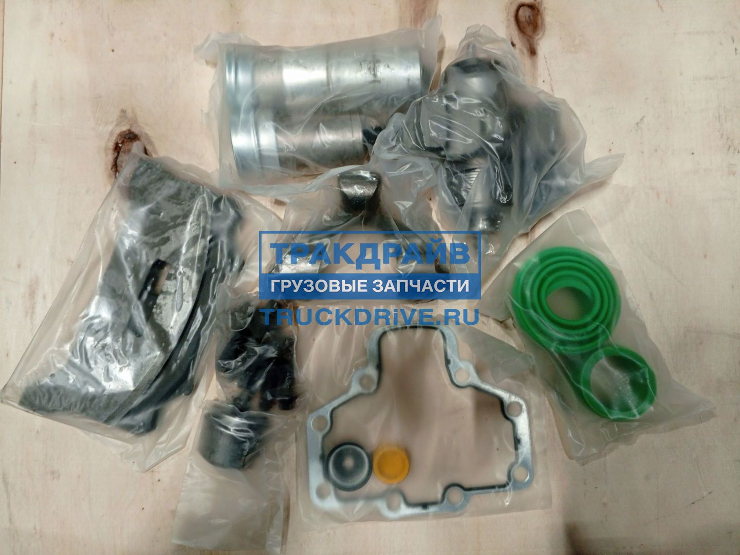 Фото EXOVO 34165LE ремкомплект левого суппорта полный для Wabco 19.5 "/22.5" (однопоршневой) ( TTT 17260 )