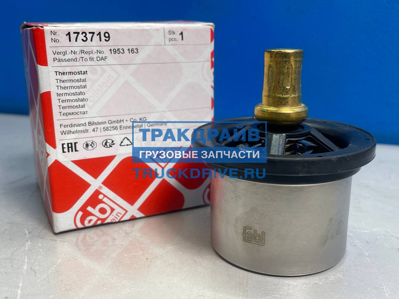 Фото FEBI BILSTEIN 173719 термостат DAF XF106 Euro-6 85°C