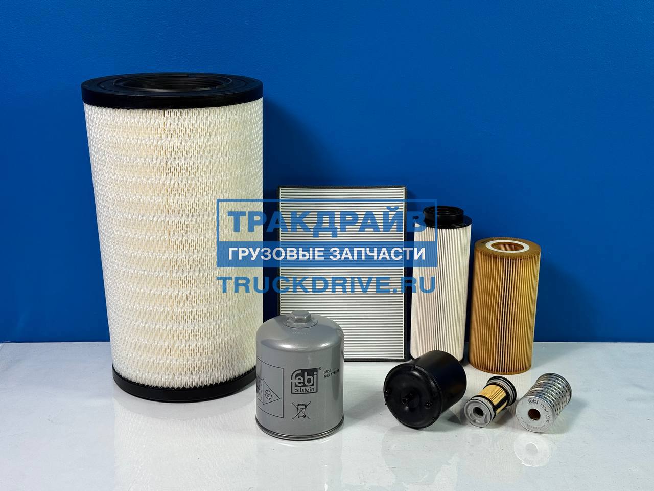 Фото FEBI BILSTEIN 180809 комплект фильтров для DAF XF EURO 6 MX13 (увеличенный интервал ТО)
