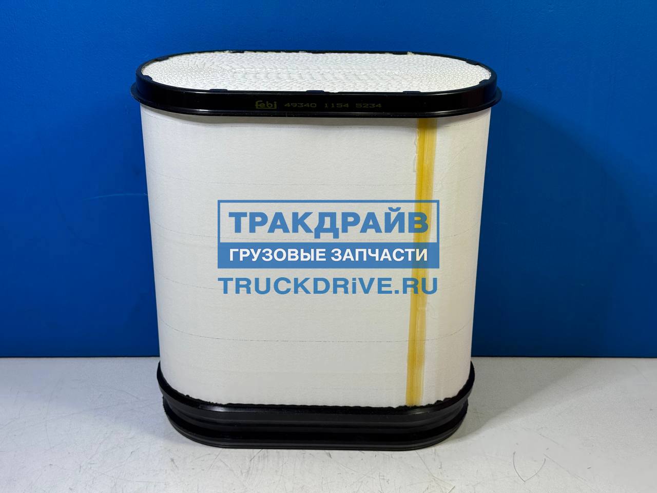 Фото FEBI BILSTEIN 49340 фильтр воздушный для Iveco Eurocargo Tector (овальный)