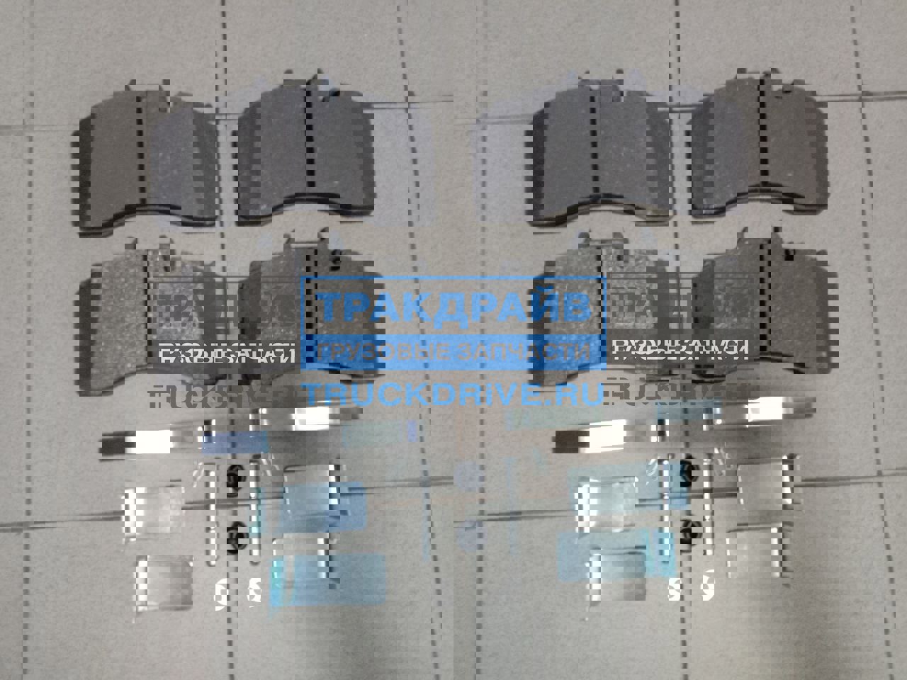 Накладки тормозные дисковые WVA 29228 на оси BPW TSB4309/4312 ...