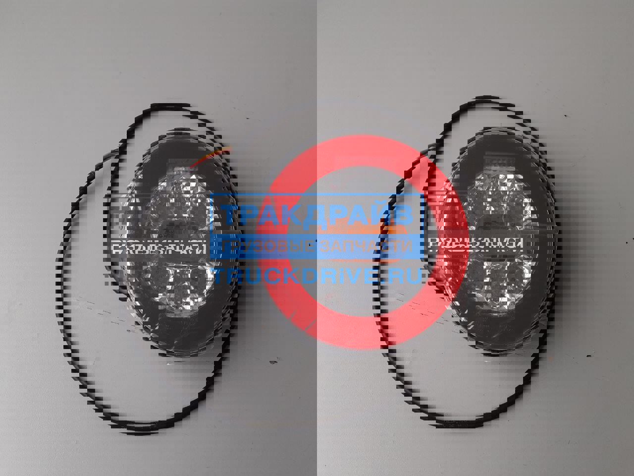 Фонарь задний универсальный светодиодный круглый LED 12/ 24 В с ...