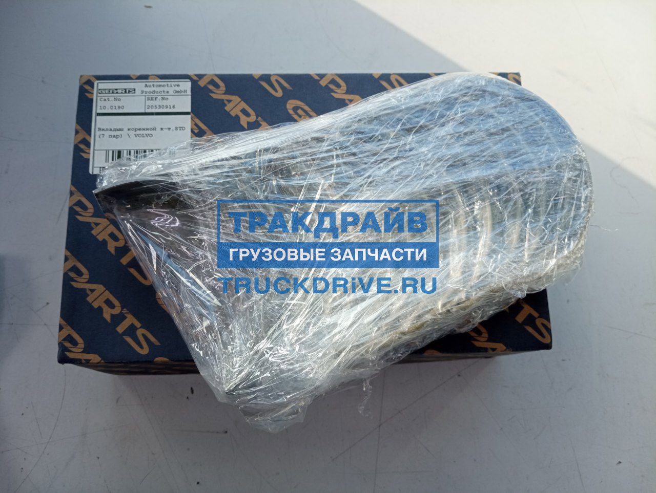 Фото GEPARTS 100190 вкладыши коренные Вольво ФШ12 двигатель D12A D12C D12D