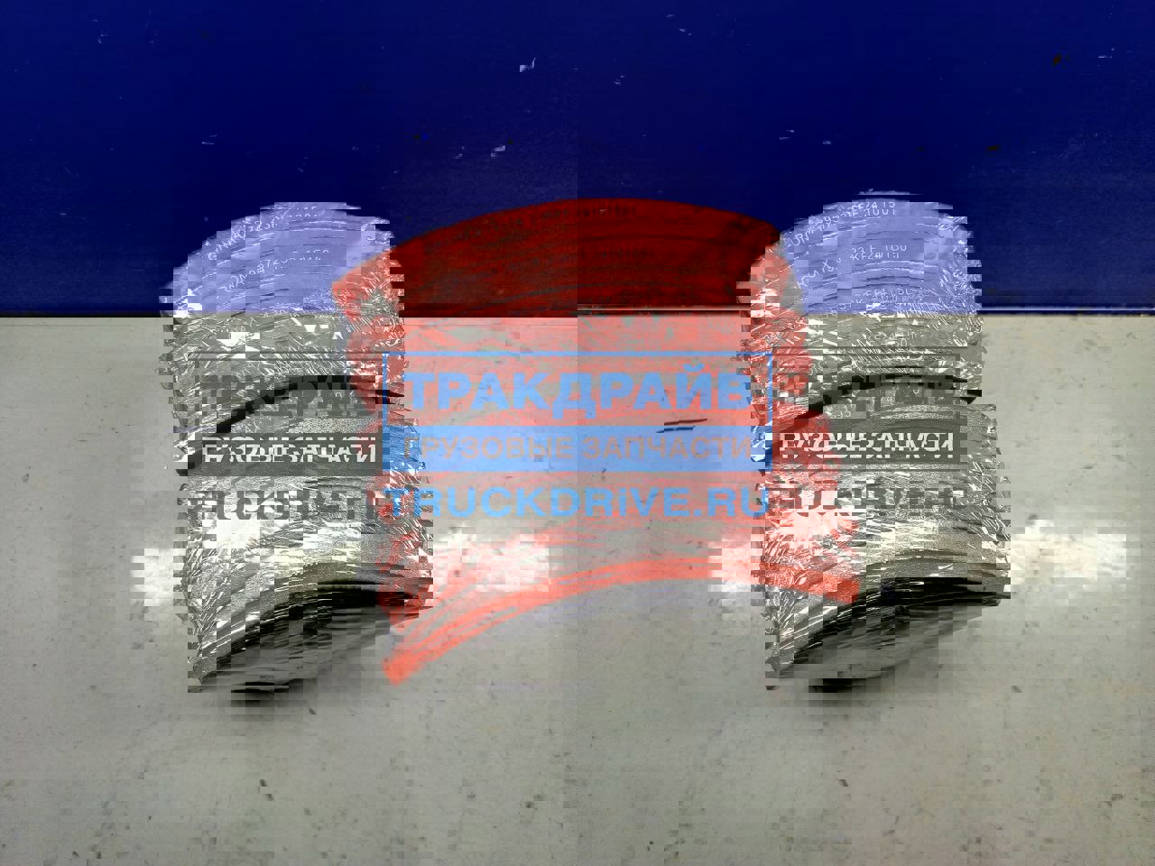 Фото GRONAX 61143 комплект барабанных накладок 300х200 с заклепками 16 отверстий 8x8