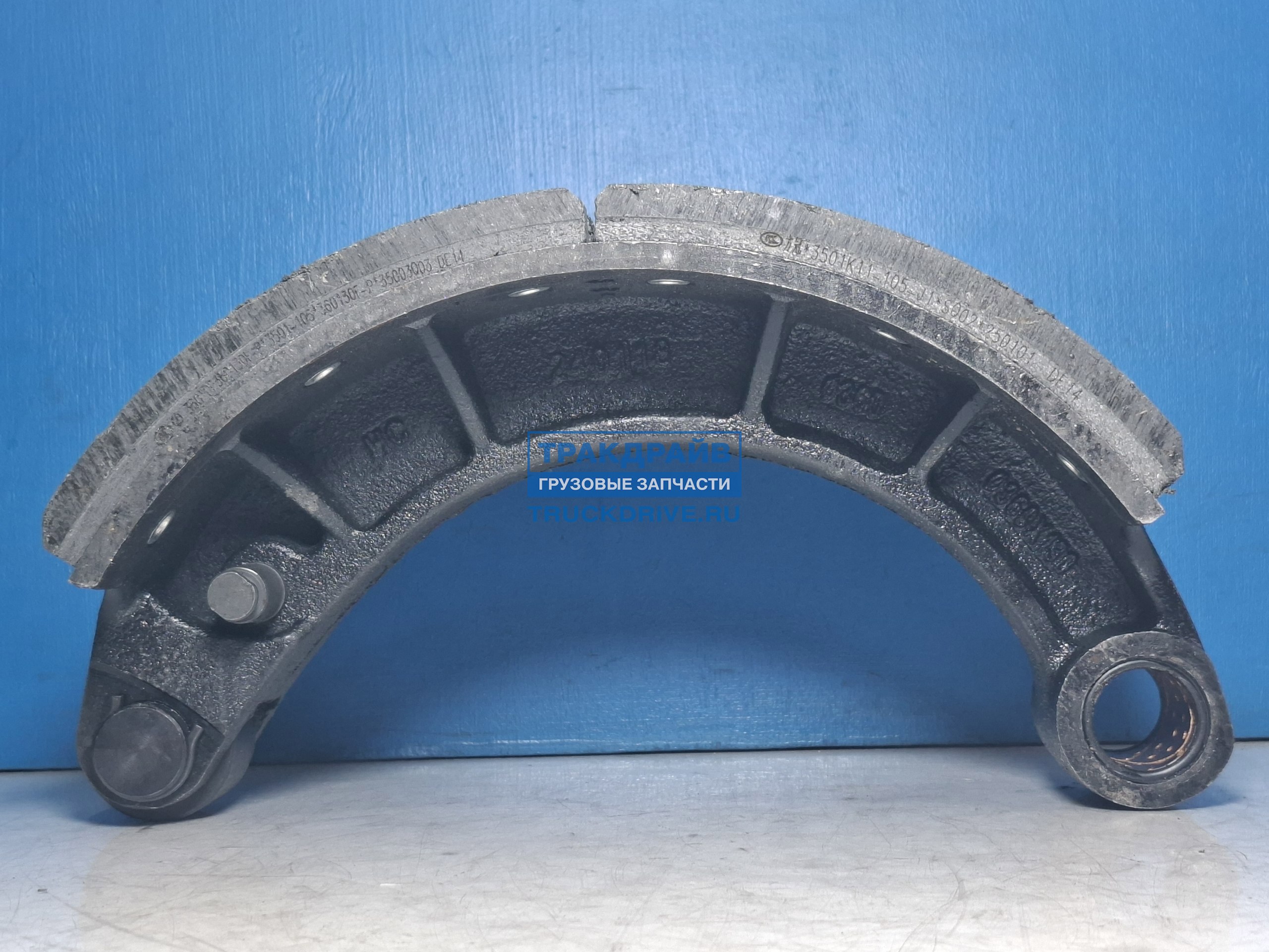Фото JAC 3501B247185WBS колодка тормозная передняя нижняя для Jac N120 Камаз Компас-12 OE