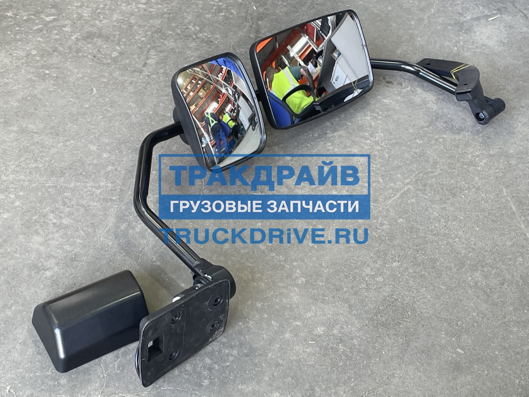 Фото JAC 8202100LE176XZ зеркало боковое JAC N80,N120 КАМАЗ Компас-9/12 левое в сборе OE 4