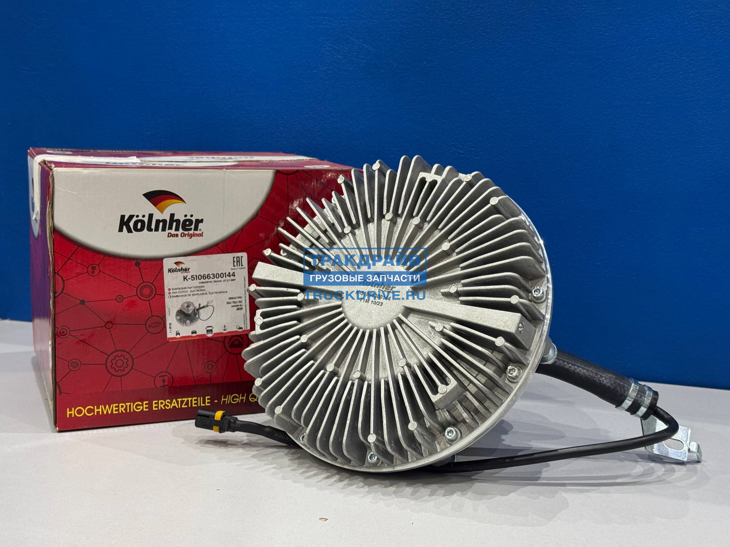 Фото KOLNHER K51066300144 вискомуфта вентилятора электронная для Man Tga