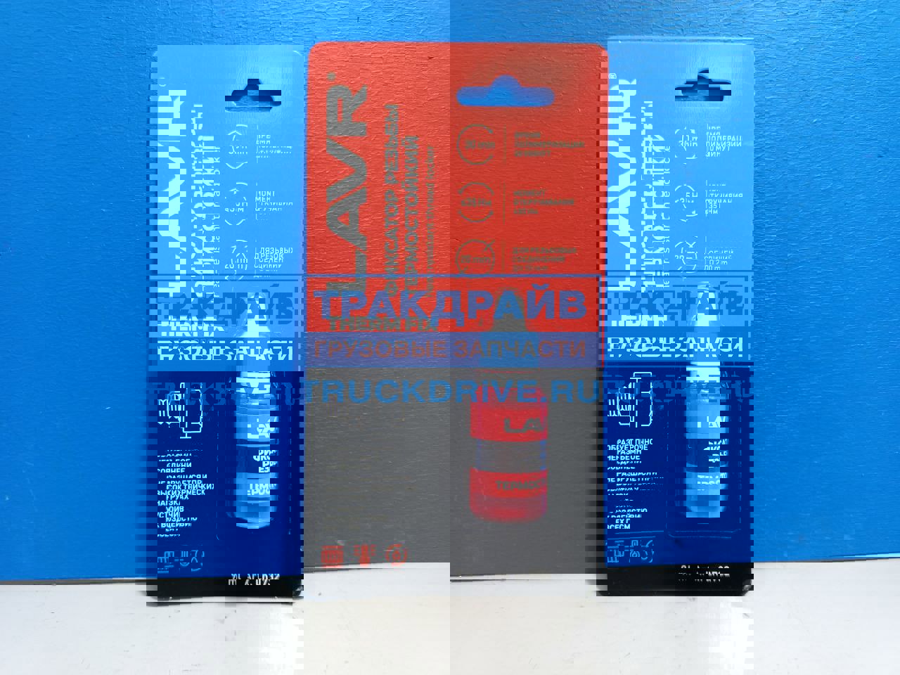 Фото LAVR LN1732 фиксатор резьбовых соединений неразъёмный «Термостойкий» 9 мл.