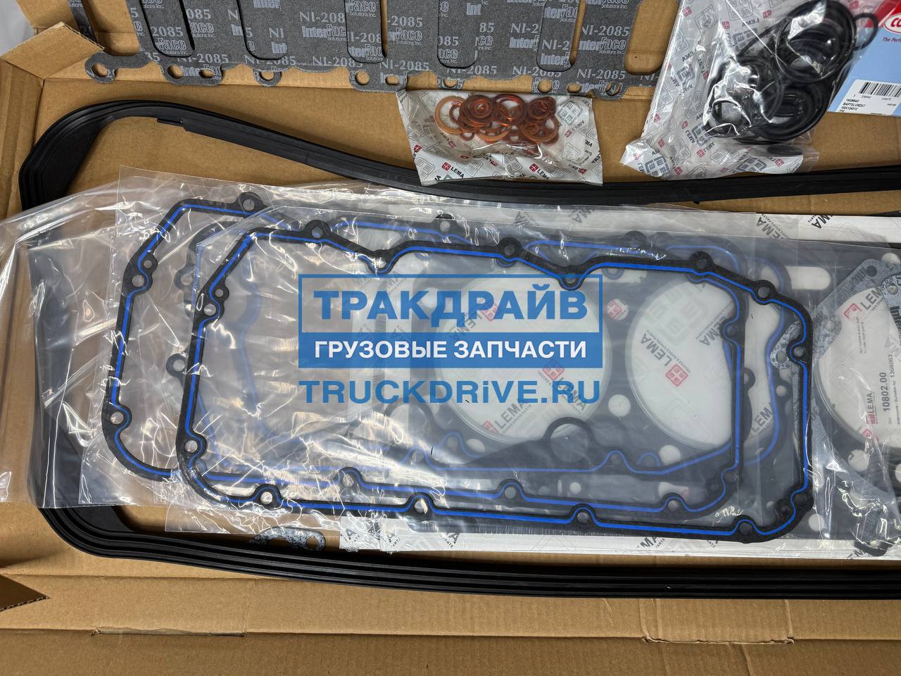 Комплект прокладок двигателя Даф 95XF полный 80000.10 LEMA купить
