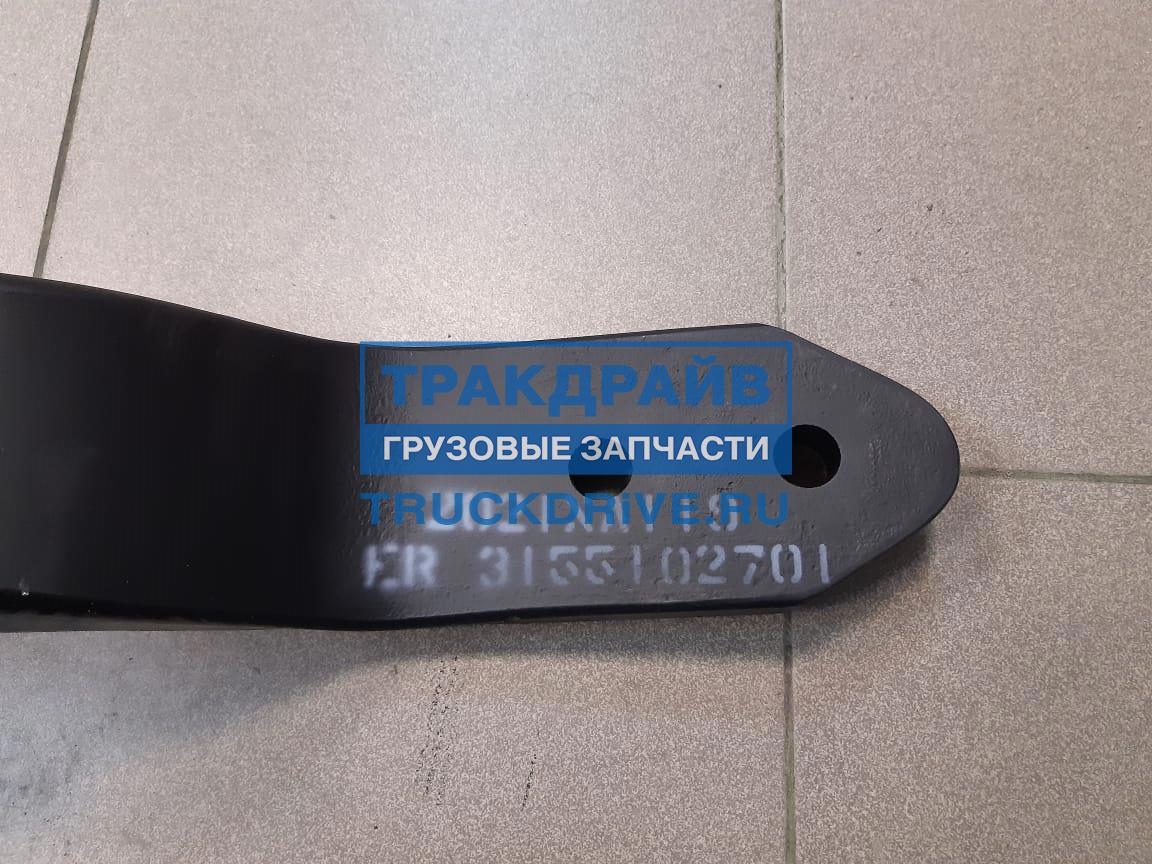 Полурессора SAF 2 листа с размерами 530x456(305/375) мм 2 листа 38 мм ...