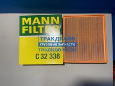 Фото MANN C32338 фильтр воздушный квадратный Мерседес Спринтер и Вито 315x277x70 мм 