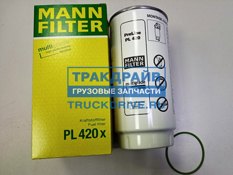 Фото MANN PL420X фильтр топливный сепаратора KC296D PreLine 420