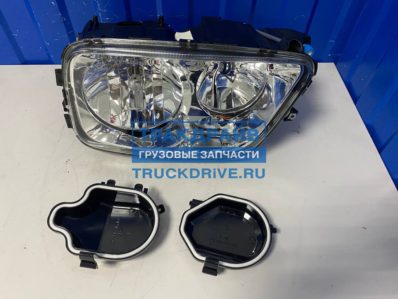 Фото MARSHALL M341003L фара Mercedes Actros MP3 левая электрорегулировка (производство DEPO)