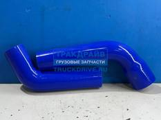 Фото MEGAPOWER 13017053 патрубок КАМАЗ-6520 радиатора комплект 2шт. синий силикон  