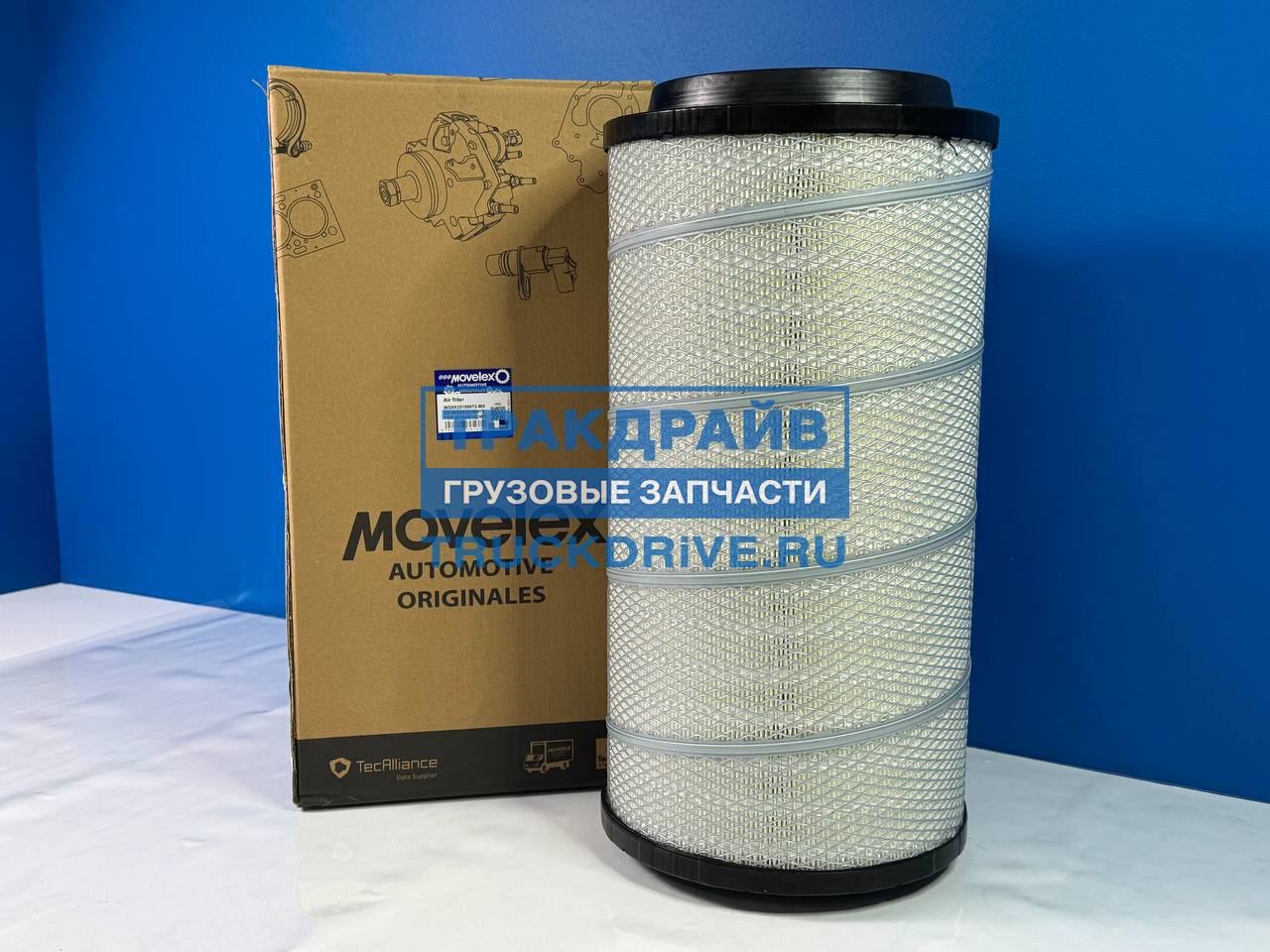 Фото MOVELEX WG9X25190072MX фильтр воздушный HOWO C7H наружный  2