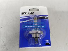 Фото NEOLUX N47201B лампа 12V H4 60/55W P43t-38 блистер 1шт.