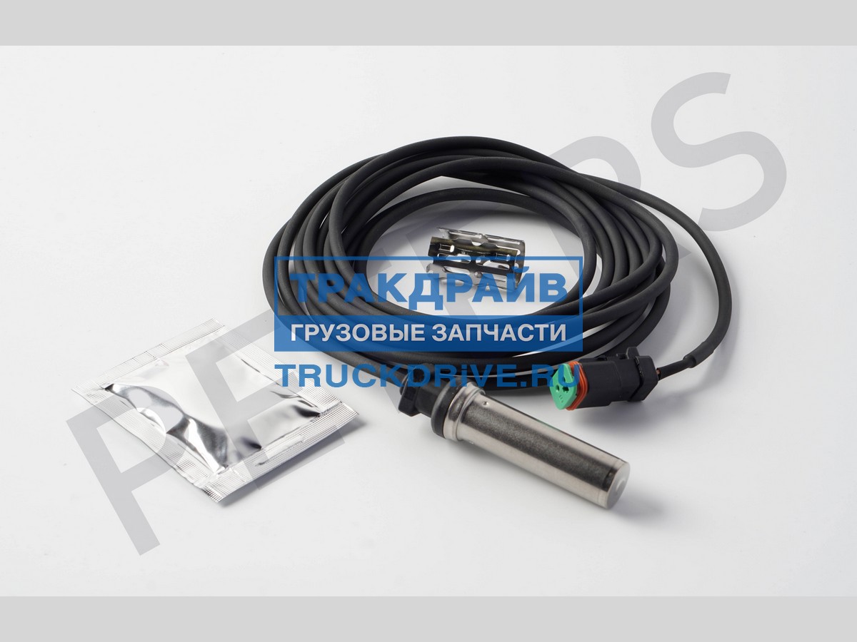 Фото PETERS 08642300A датчик ABS (втулка/смазка) левый L=4060/3950 mm Renault Premium DXi, Volvo FH/