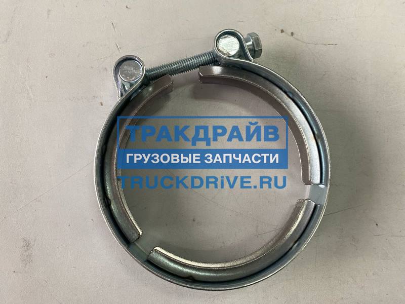 Хомут выпускного патрубка для Камаз Паз V-образный d=108мм h=0.2мм ...
