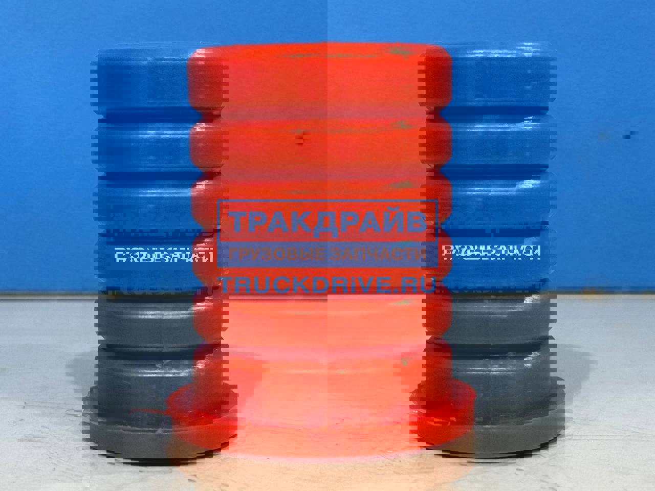 Фото ПТП PTP001359 втулка стабилизатора 28*44 мм для автомобилей МАЗ красный полиуретан