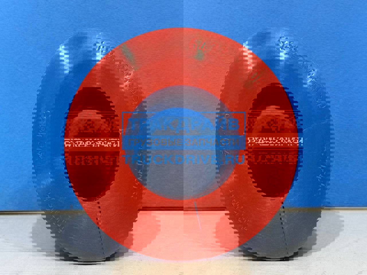 Фото ПТП PTP001368 втулка стабилизатора для автомобилей МАЗ (45*70 мм) красный полиуретан